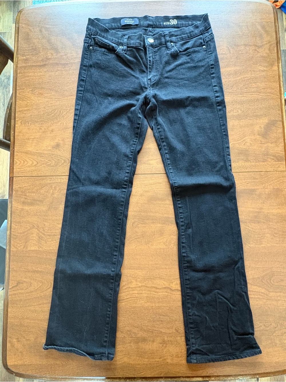 J. Crew Black Straight-Leg Women's Jeans